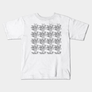 abstract lines pattern Kids T-Shirt